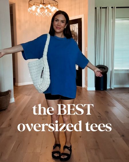 Found the best washed oversized tees on Amazon that come in a pack of 3! I’m wearing an XL! They come in so many color options too! #amazon #amazonfashion 

#LTKVideo #LTKSaleAlert #LTKActive