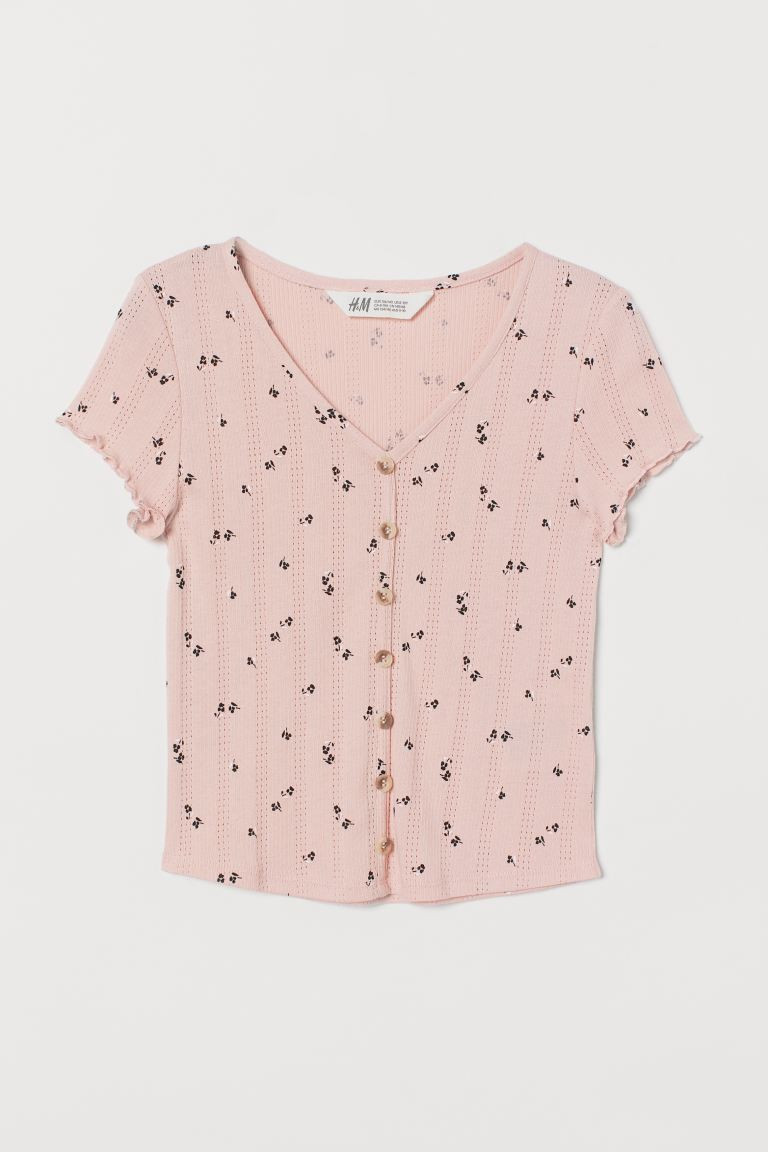 Pointelle Cotton Top | H&M (US + CA)