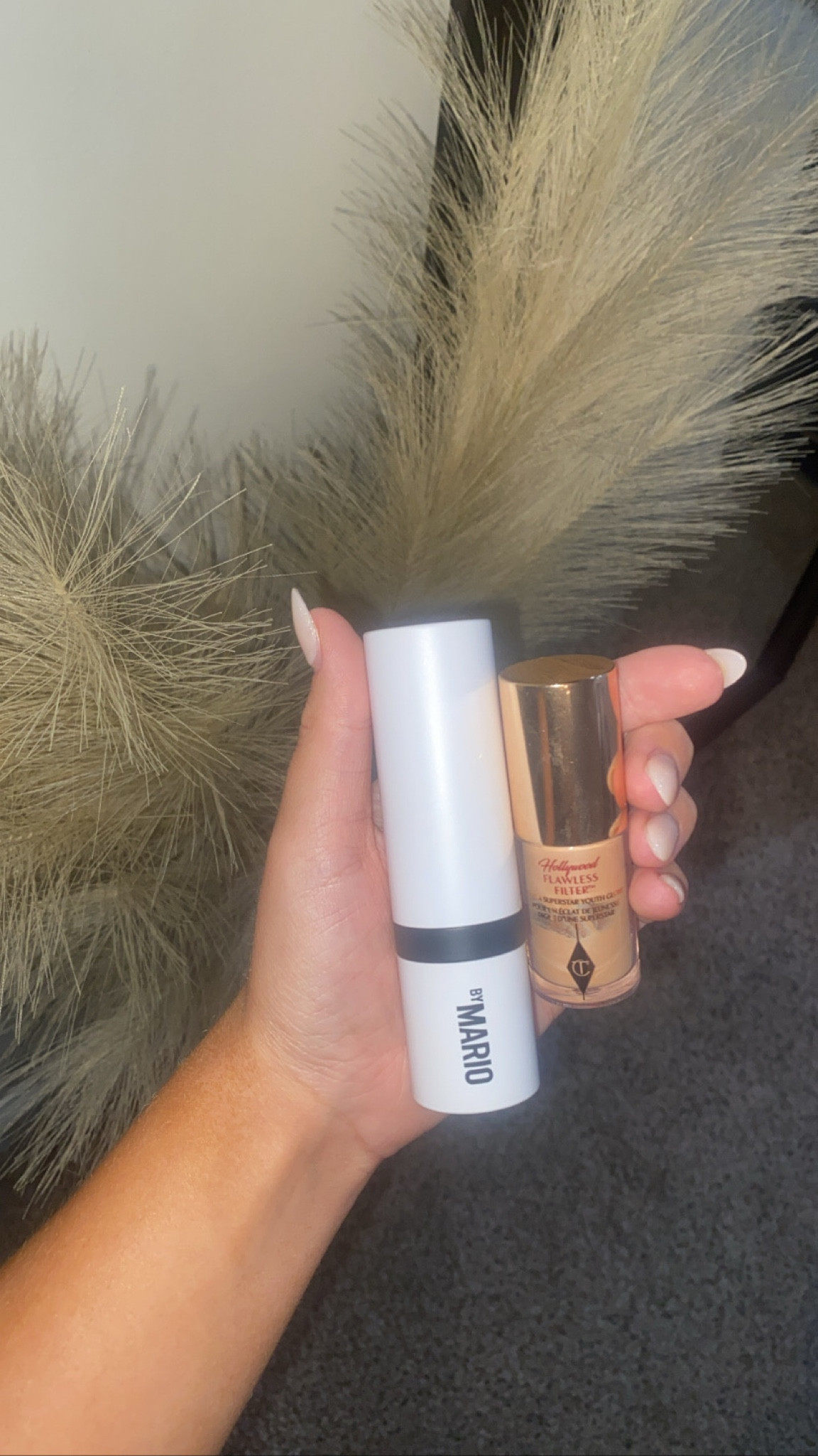 Shade medium in contour stick 
Shade 3 fair in flawless filter