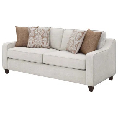 Comfortable and Stylish Upholstered Sloped Arm Sofa for Relaxing and Enhancing the Ambiance of Any Living Space | Wayfair North America