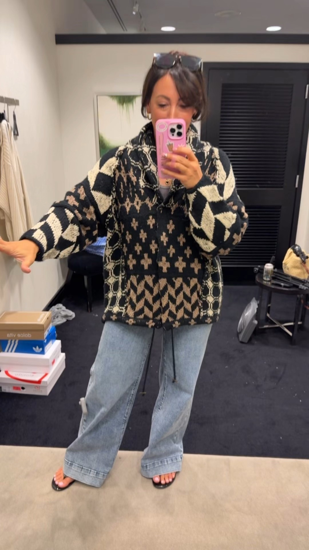 So so happy with this!! Runs huge. I’m wearing an XS 

#LTKMidsize #LTKSeasonal #LTKSaleAlert