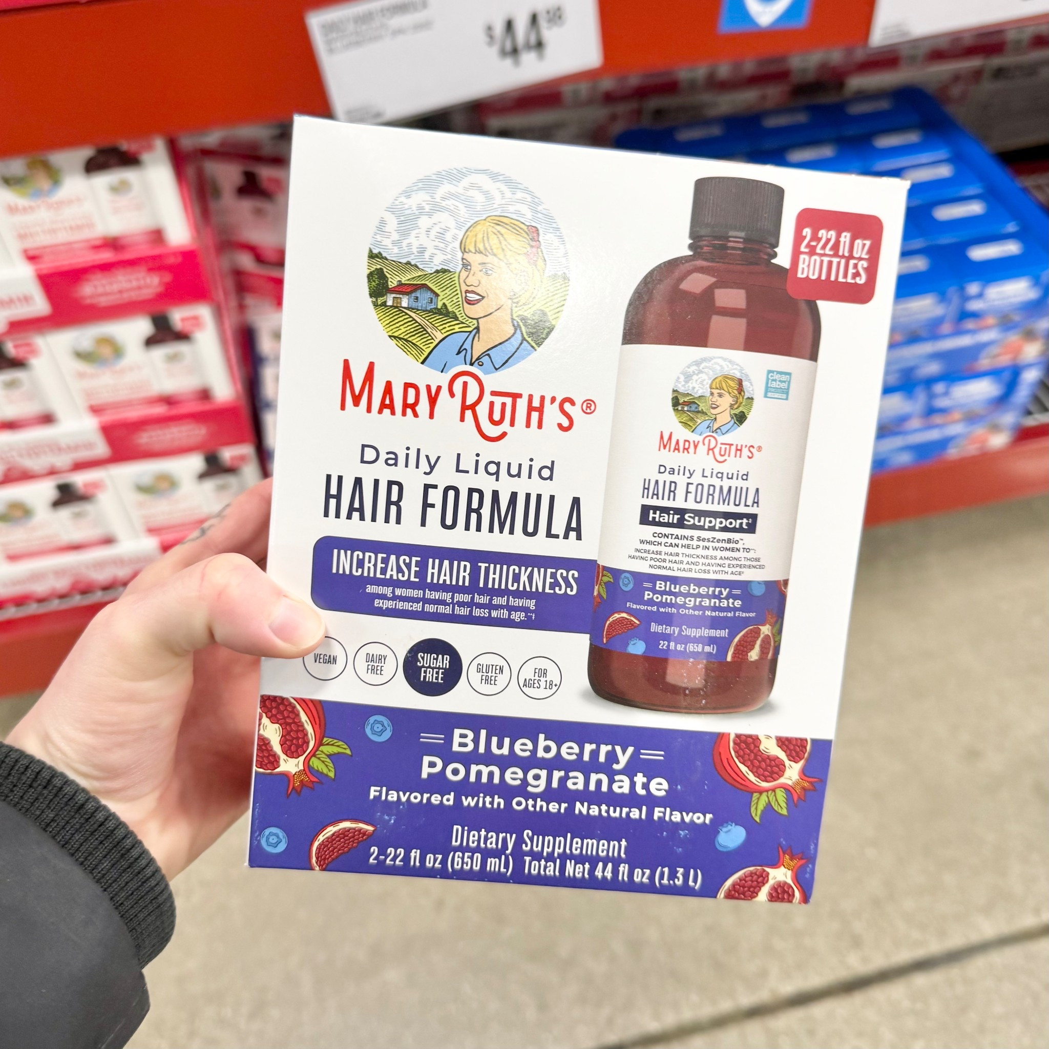 MaryRuth's Daily Liquid Hair Formula 22 fl. oz, 2 pk.
$44.98

Available in store & online at @samsclub or use code: MROSRAYY on the @maryruthorganics website for additional savings. 