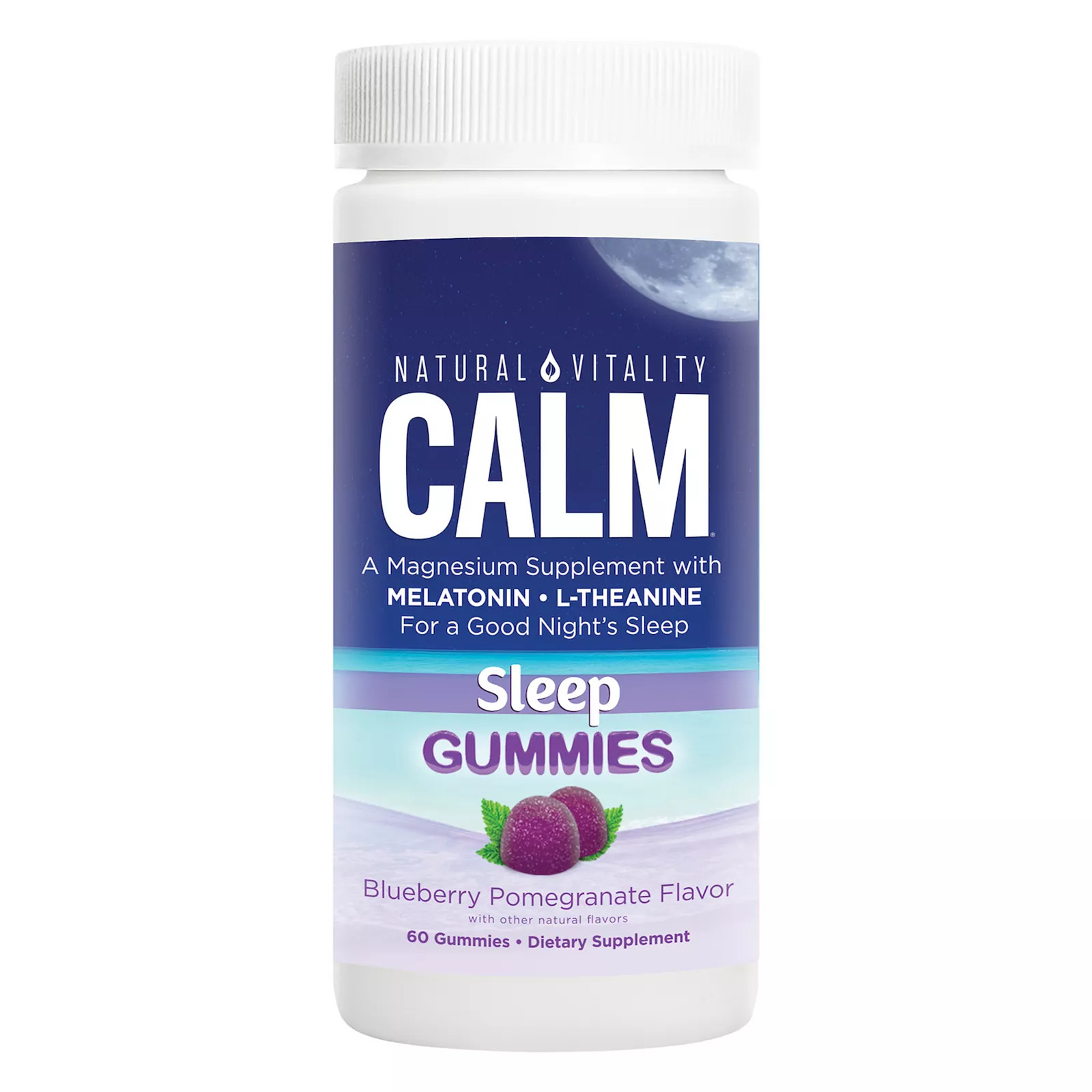 Natural Vitality CALM Sleep Gummies - Blueberry Pomegranate, Multicolor, 60 CT | Kohl's