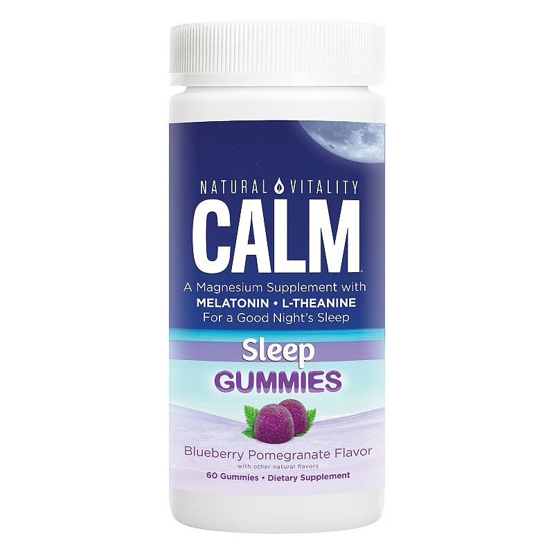 Natural Vitality CALM Sleep Gummies - Blueberry Pomegranate, Multicolor, 60 CT | Kohl's