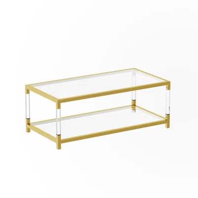 Coffee Table with Acrylic Leg | Wayfair North America