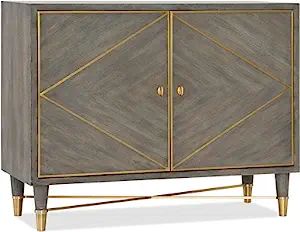 Hooker Furniture Melange Breck Accent Chest in Gray with Gold Accents | Amazon (US)