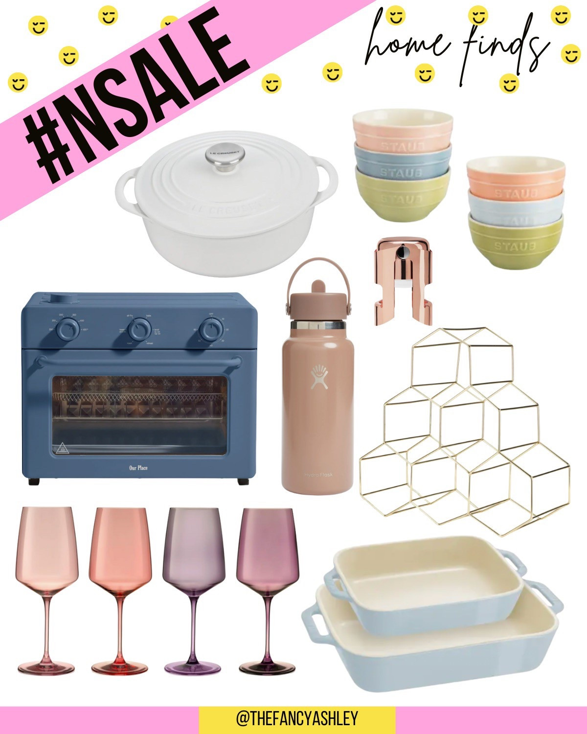 Don’t sleep on the home finds during the #NSALE.  Cutest wine glasses, my fave Our Place toaster oven, and a wine rack + cork set that’s giving major fancy vibes. Perfect for hosting and toasting! 

#LTKHome #LTKSaleAlert