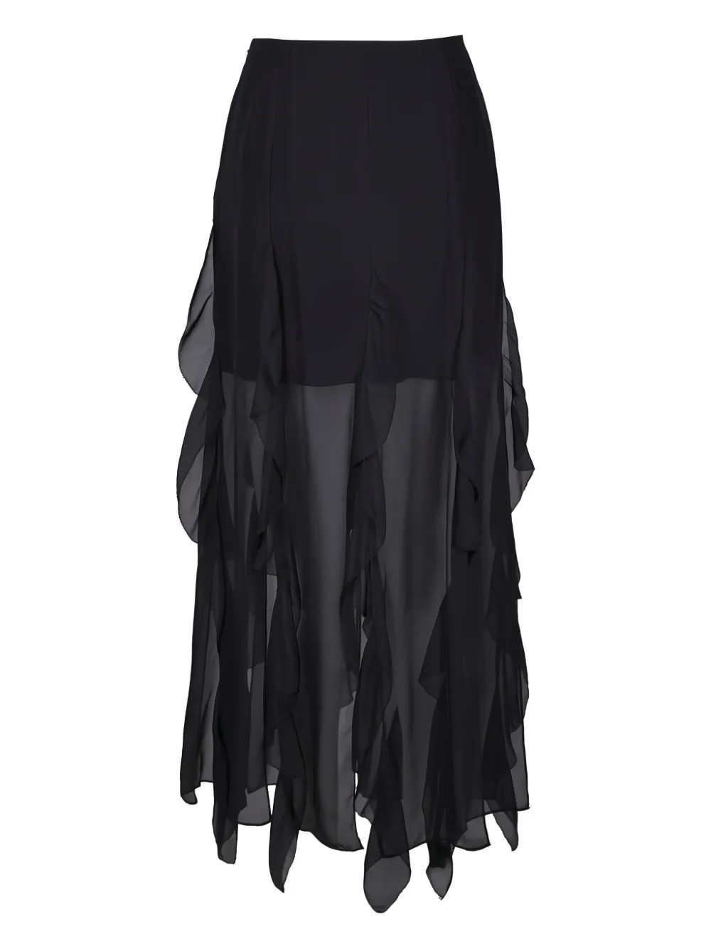 Veronica BeardAva ruffled-detail midi skirt | Farfetch Global