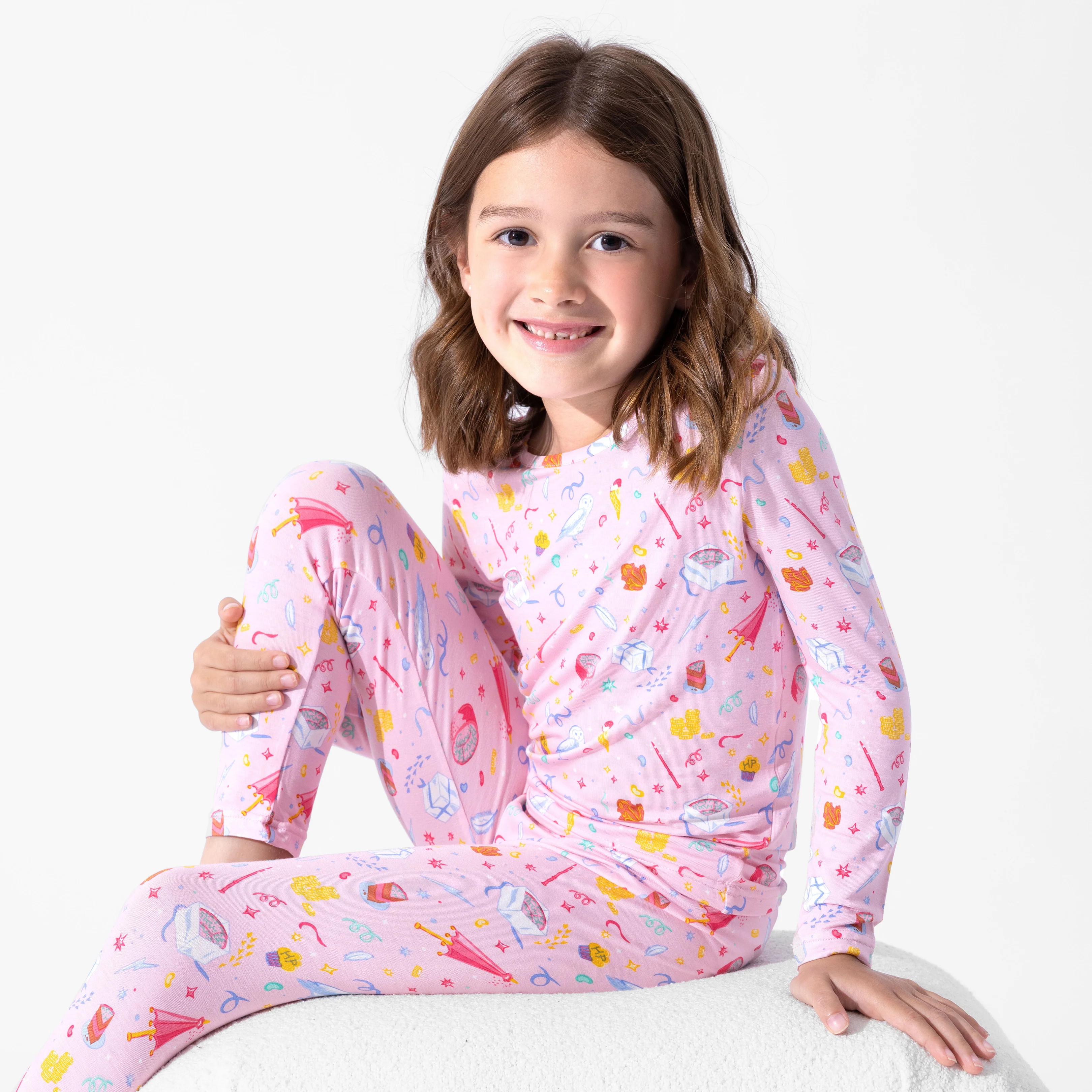 Happee Birthdae Harry Bamboo Kids Pajamas | Bellabu Bear