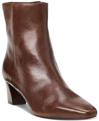 Lauren Ralph Lauren Women's Willa Square-Toe Dress Booties - Macy's | Macy's