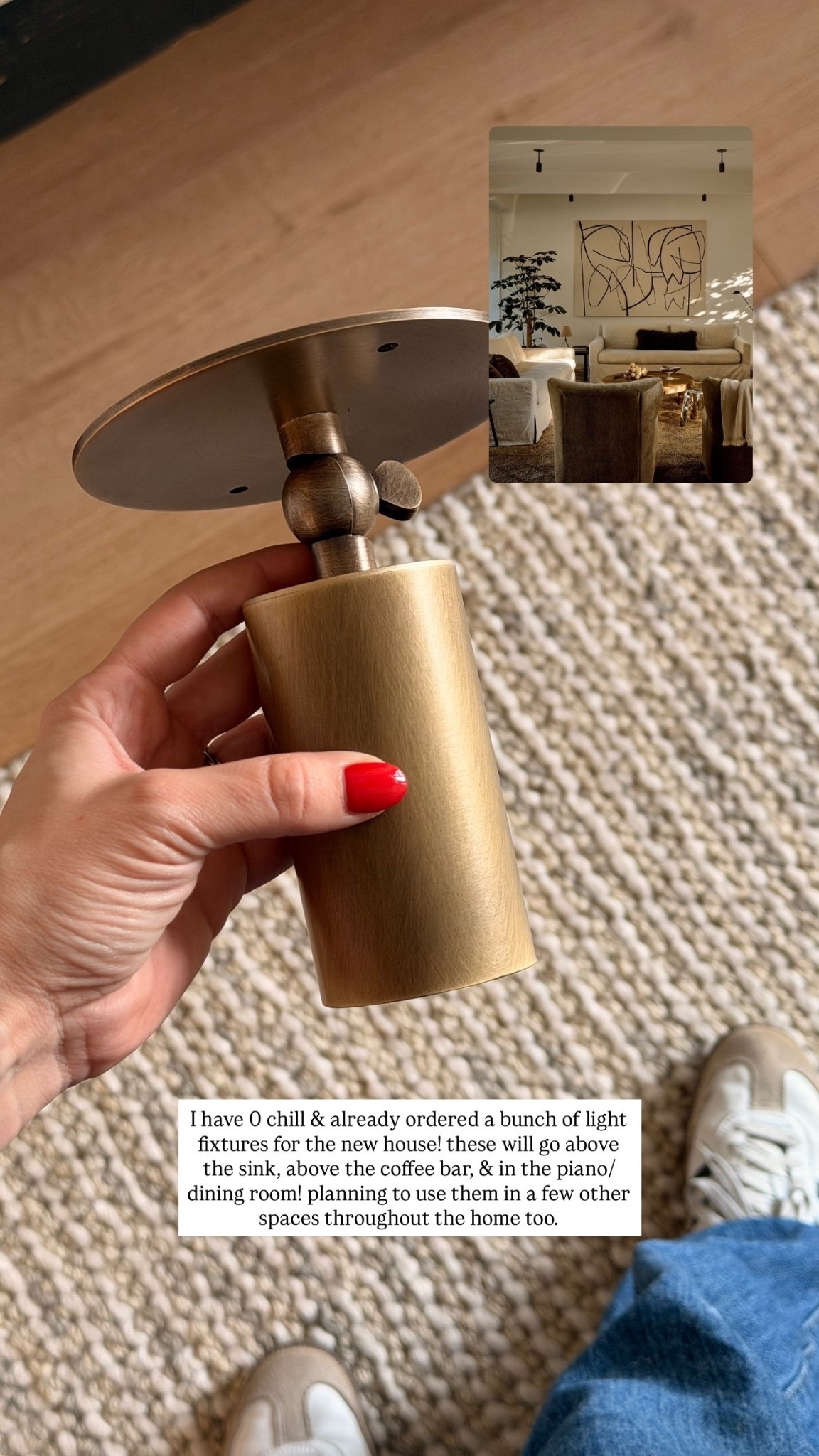 I have 0 chill & already ordered a bunch of light fixtures for the new house! these will go above the sink, above the coffee bar, & in the piano/dining room! planning to use them in a few other spaces throughout the home too.