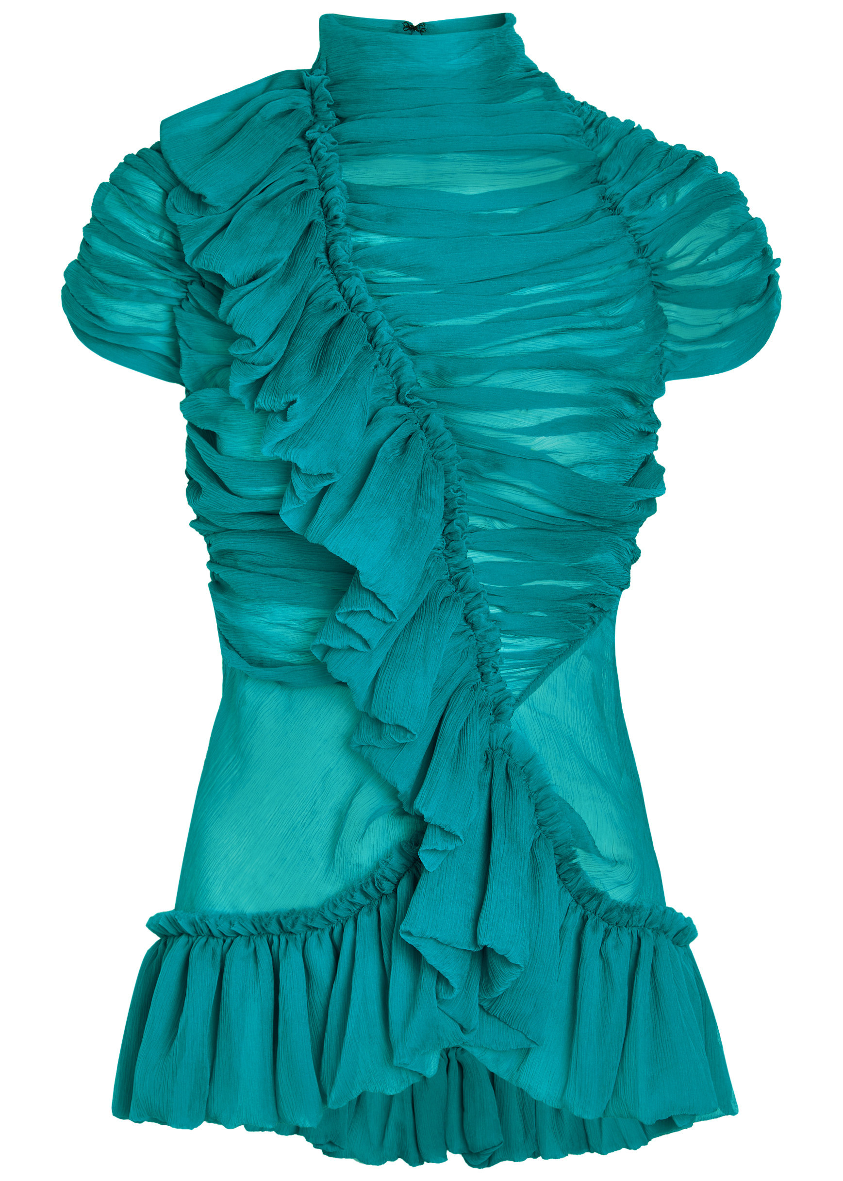 Chuchu ruched silk top | Harvey Nichols