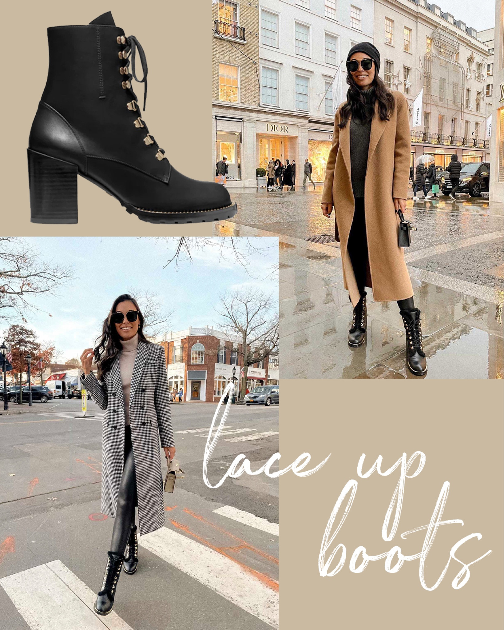 Kat Jamieson of With Love From Kat shares her favorite Stuart Weitzman booties. Take 25% off StuartWeitzman.com with code SWB25! Lace up booties, winter bootie, classic style.

#LTKsalealert #LTKshoecrush