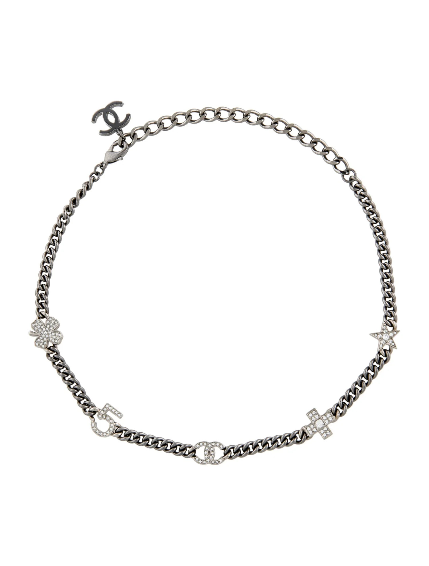 2023 Strass Lucky Charms Station Choker Necklace | The RealReal