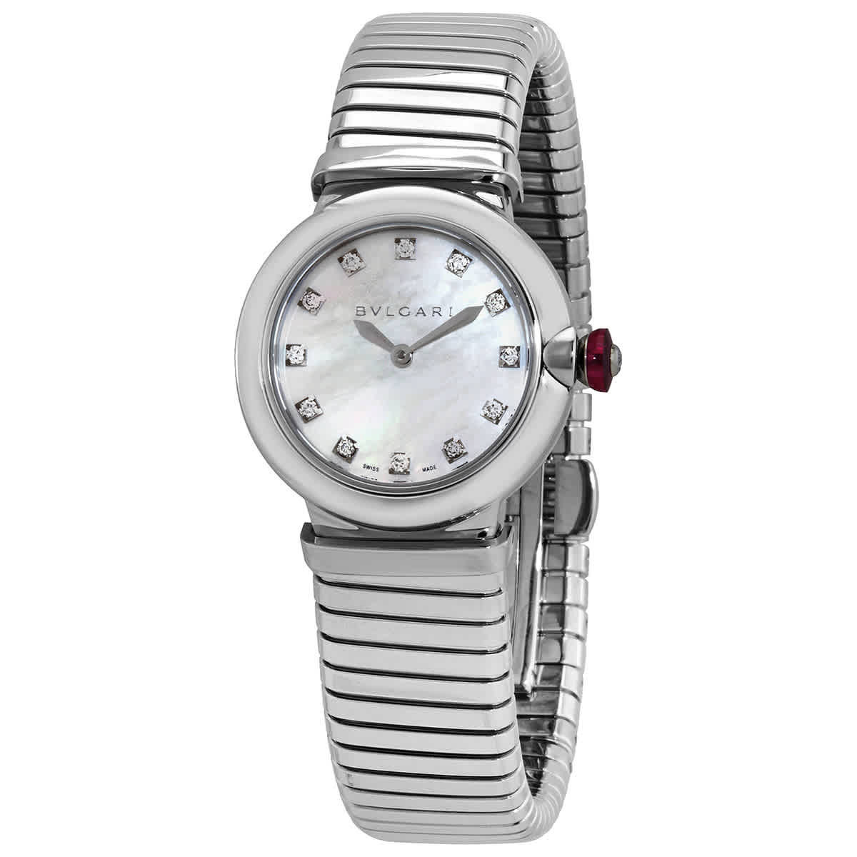 Bvlgari Quartz Diamond Ladies Watch 103101 | Jomashop.com & JomaDeals.com