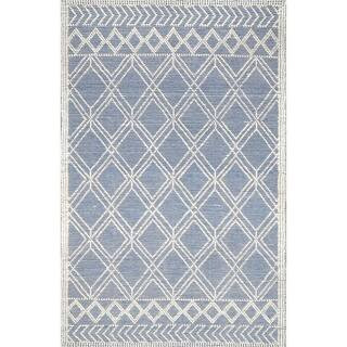 nuLOOM Natti Modern Trellis Blue 9 ft. x 12 ft. Area Rug VESR01D-860116 - The Home Depot | The Home Depot