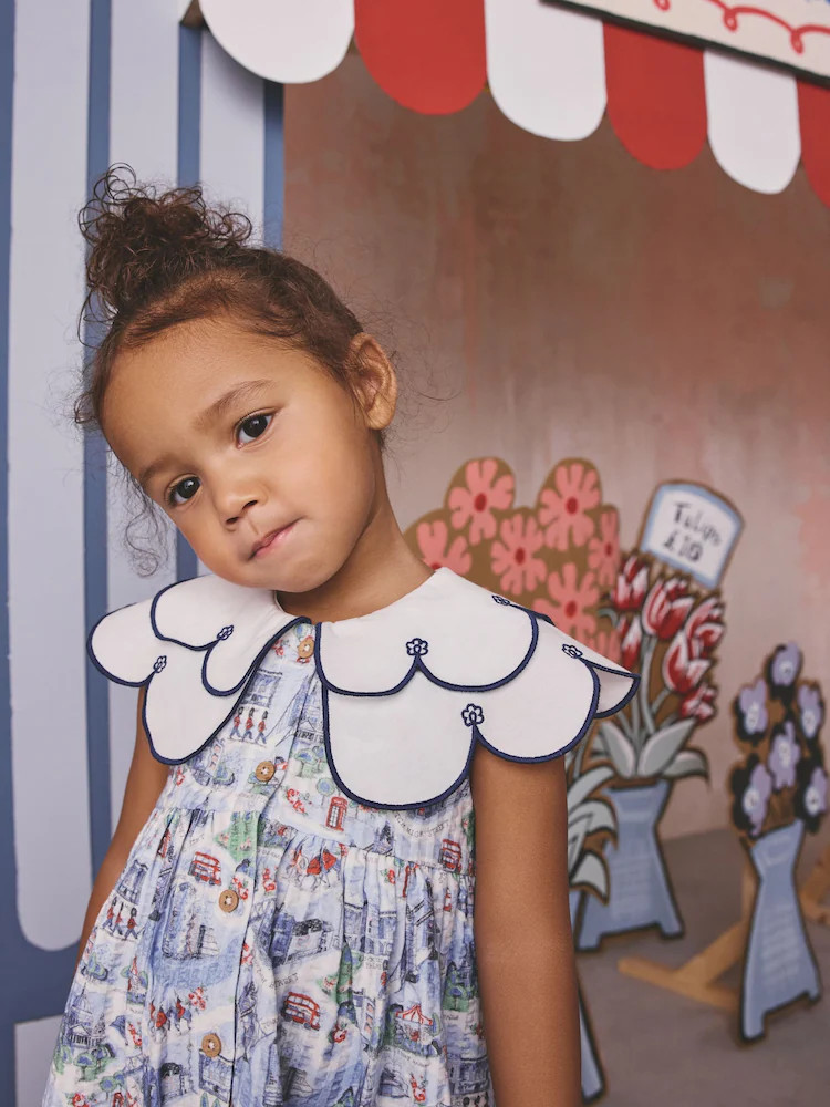 Blue Cath Kidston Collared Dress (3mths-7yrs) | Next US