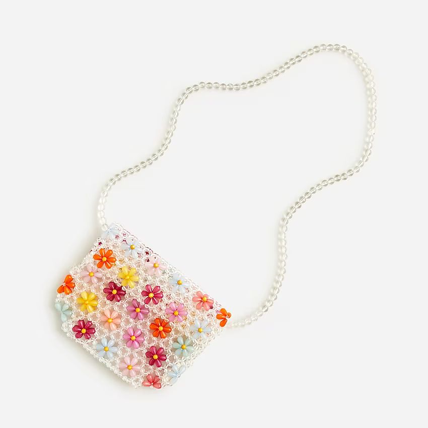 Girls' beaded crossbody purse | J.Crew US