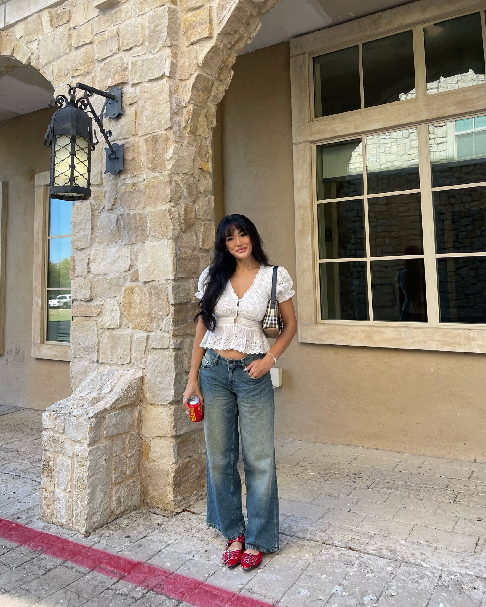 transitional pre-fall outfit ❤️ love these Ganni flats dupes! 

#LTKStyleTip #LTKSeasonal #LTKShoeCrush