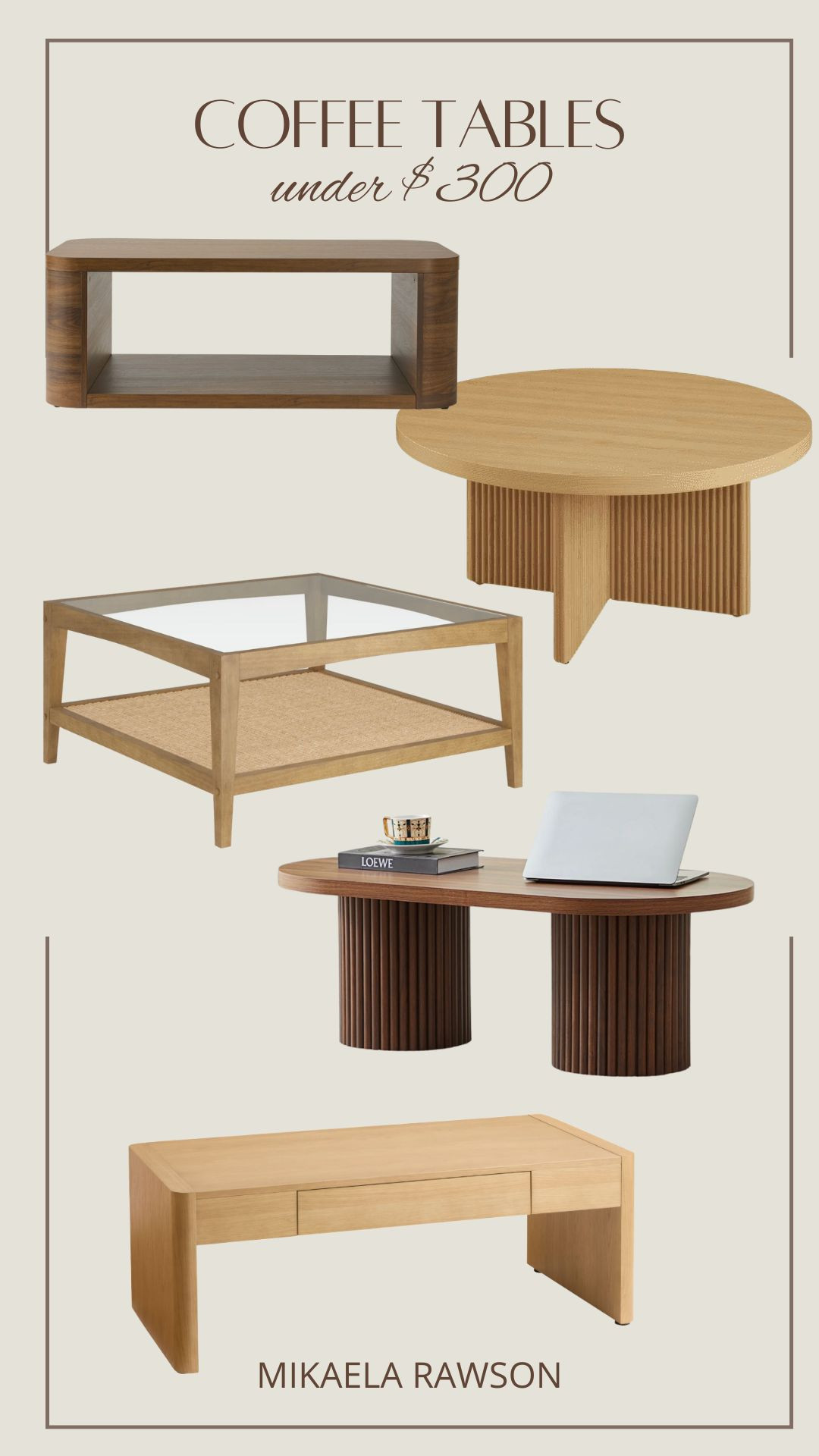 These coffee tables are affordable and will make your home seem so high end! 

#CoffeeTableStyle #HomeDecorFinds #AffordableHomeDecor #Under300Finds #LivingRoomStyle #FurnitureFavorites #BudgetFriendlyDecor #HomeInspo #CoffeeTableGoals #InteriorStyle #AffordableFurniture #LivingRoomRefresh #ModernHomeDecor #CozyLivingRoom #HomeOnABudget 

 #LTKHome
