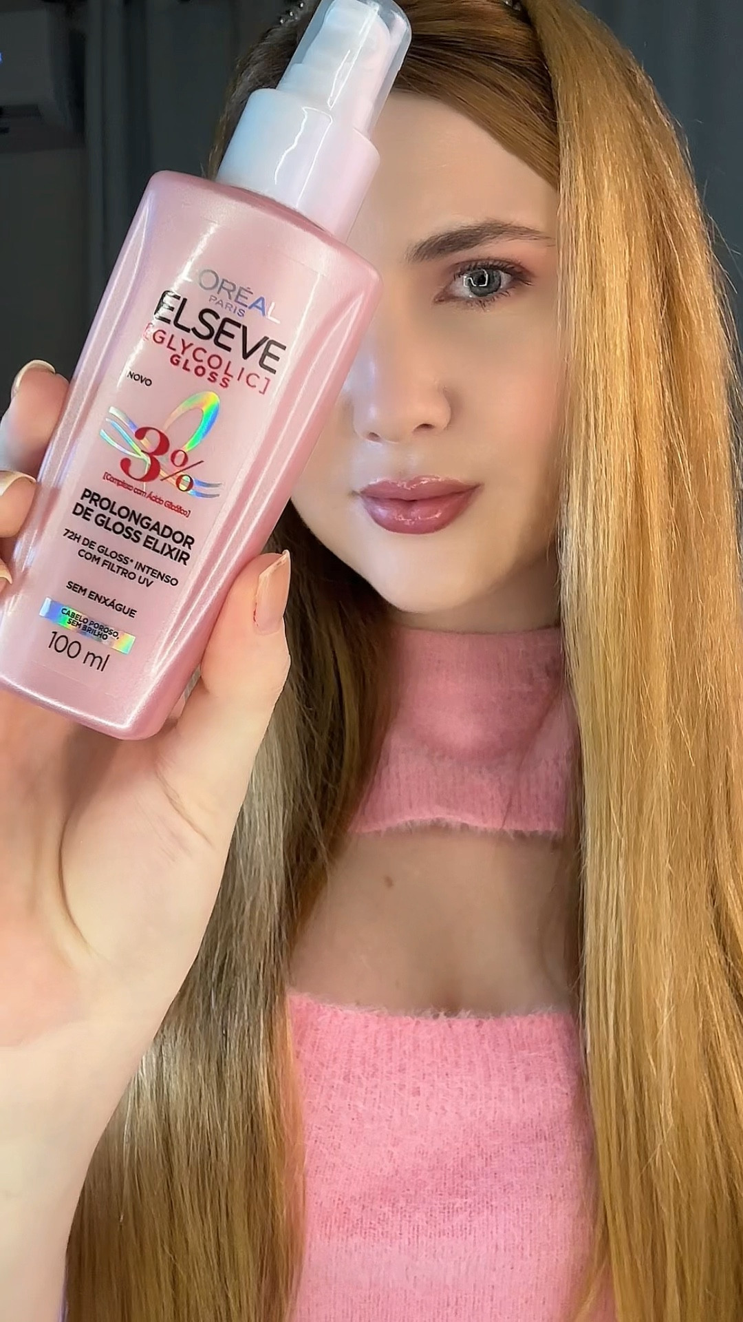 Cabelo poroso e sem brilho? Sérum Elixir Prolongador de Gloss : Glycolic Gloss nele. 
 Para primeiras impressões achei que cumpriu tudo o que foi prometido viu? 

#elseve #lorealparis #glycolicglossserum #cabelos 

#LTKbeauty #LTKVideo

#LTKbrasil