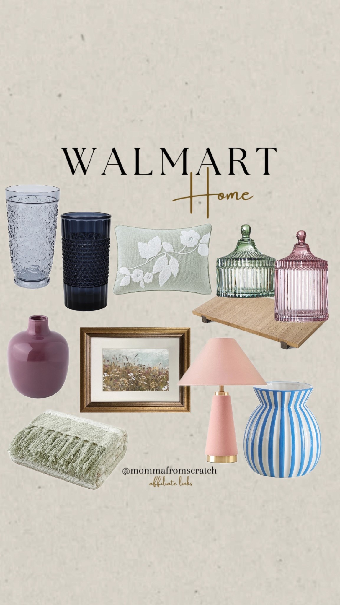New Walmart home decor for spring 2026c glasses, vases, lamps and more 

#LTKSaleAlert #LTKHome #LTKmomlife