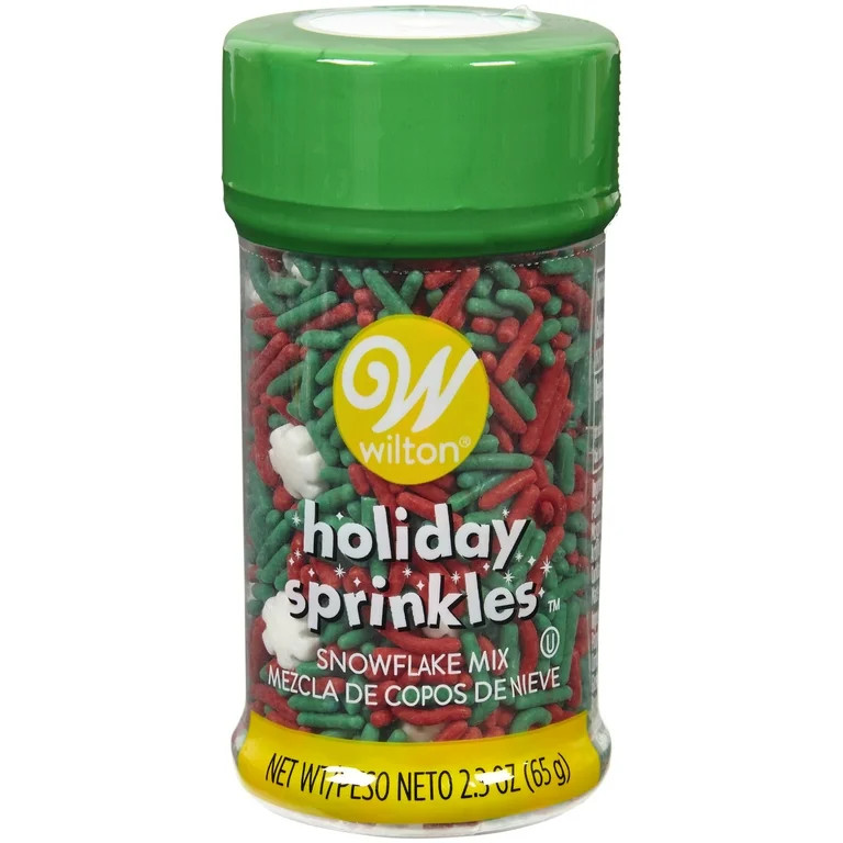 Wilton Holiday Snowflake Sprinkles, 2.3 oz. - Walmart.com | Walmart (US)
