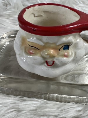 Vintage 1962 Holt Howard Japan ceramic Christmas winking Santa mini mug w/ label  | eBay | eBay US