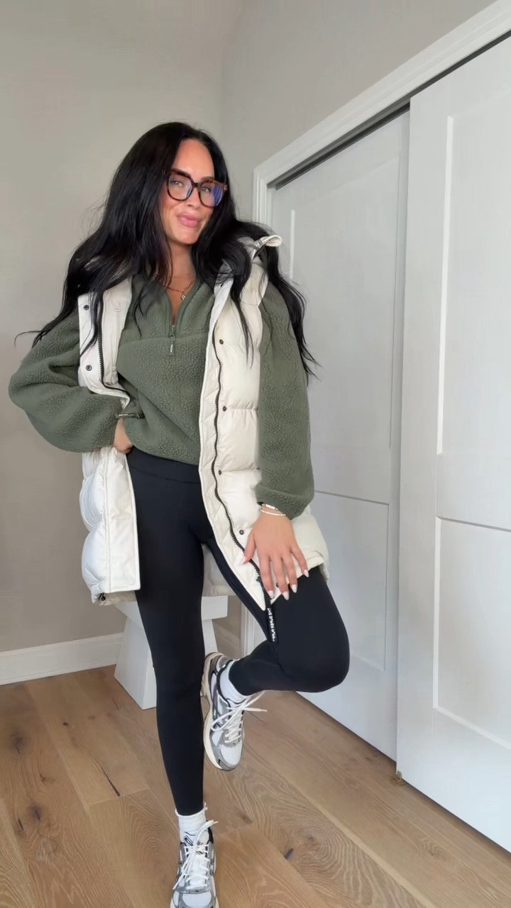 Fall athleisure outfit inspo ☁️ The perfect comfy + sporty look for fall!  I’ll have all my outfit details on my LTK 🫶🏻

My sizing: 5’7”, 145 lbs, 32DD
I’m wearing a size medium top, size small vest + size 4 leggings.




#falloutfit #athleisureoutfit #fallstyle #activewear #falloutfitinspo fall athleisure outfit, fall athleisure outfit inspo, casual fall outfit, sporty fall outfit, comfy fall outfit, activewear outfit, leggings outfit, vest outfit, fall vest outfit, puffer vest outfit, fall layering outfit, everyday fall outfit, casual athleisure style, cozy fall style, fall activewear, leggings and vest outfit, women’s fall fashion, fall fashion 2026 @Aritzia