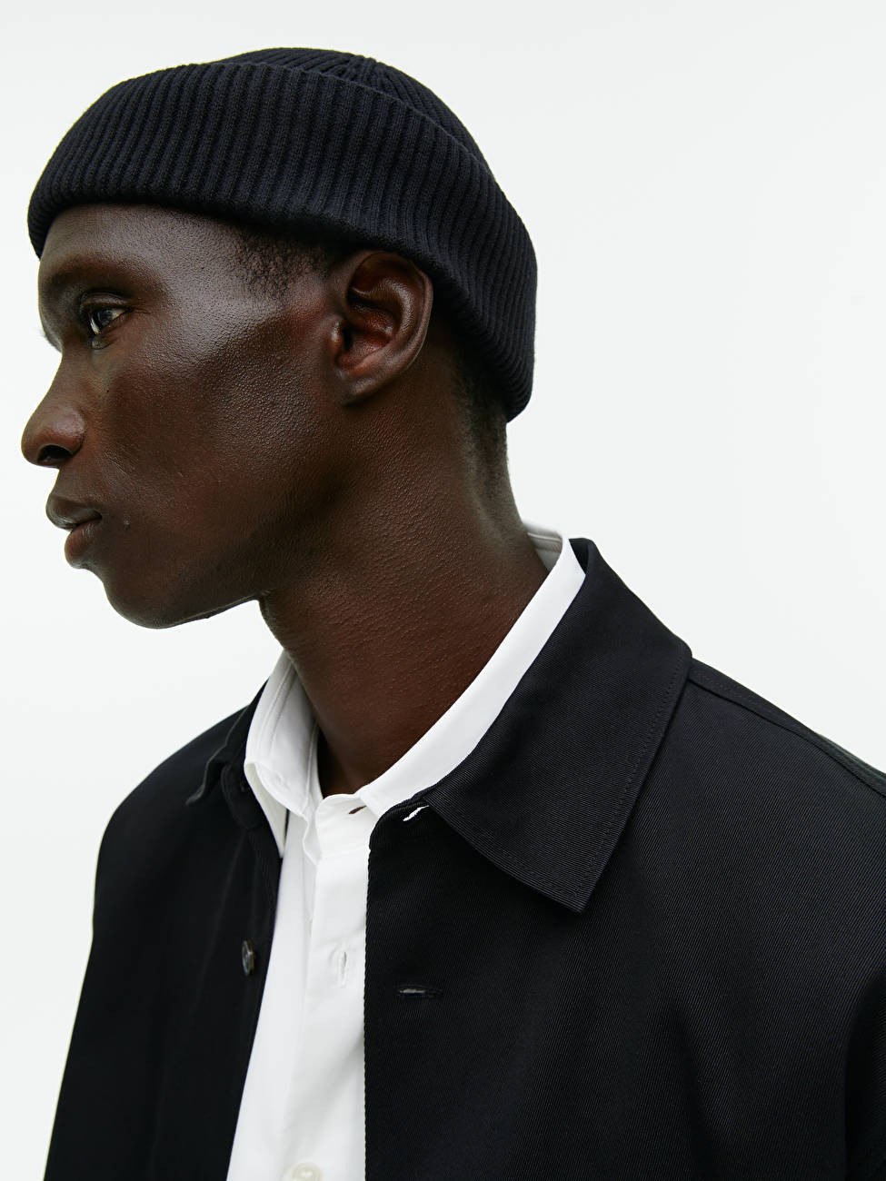 Short Ribbed Cotton Beanie | ARKET (US&UK)