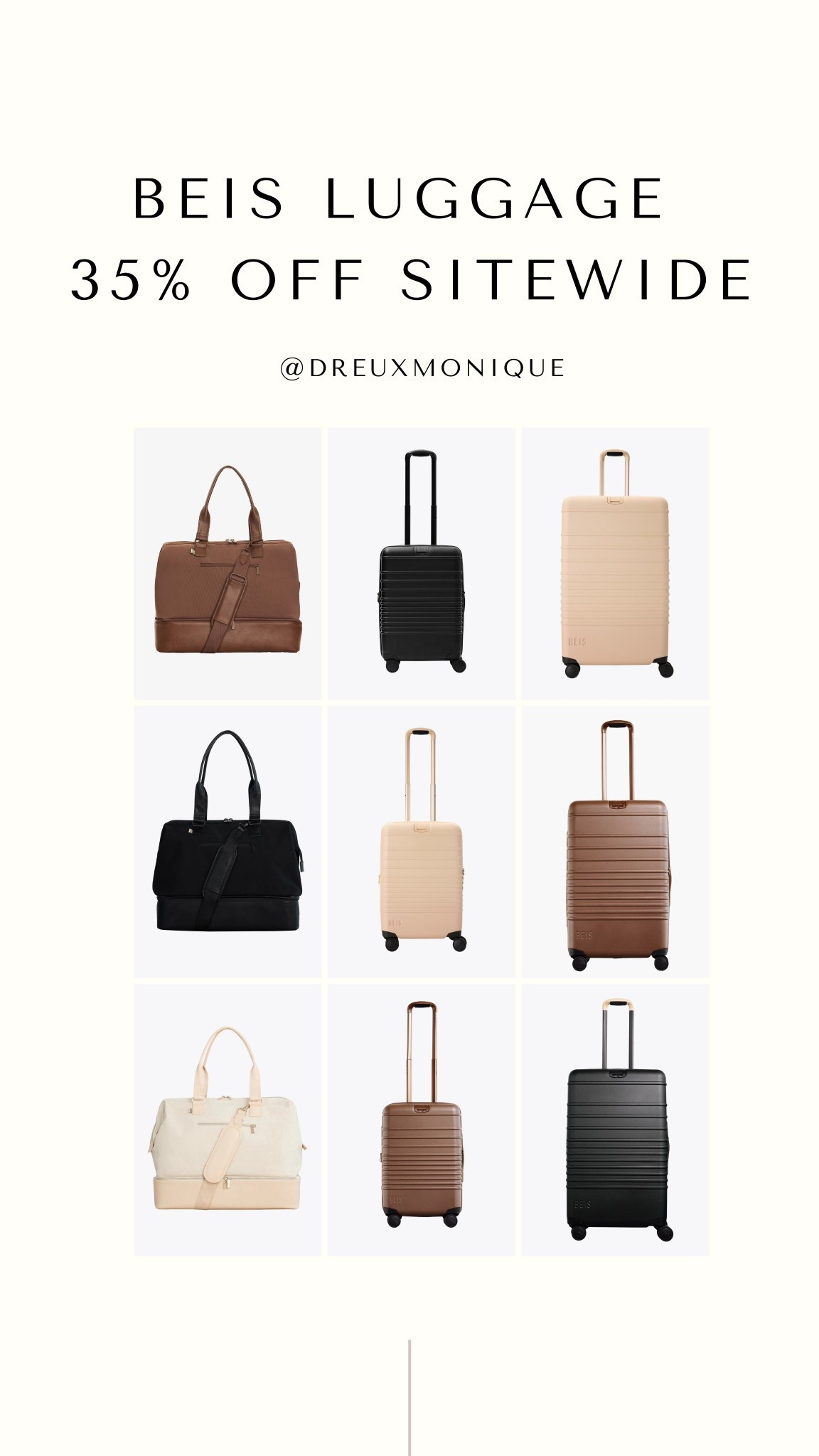 Béis luggage 35% off site wide sale you don’t want to miss!

#LTKGiftGuide #LTKCyberWeek #LTKTravel