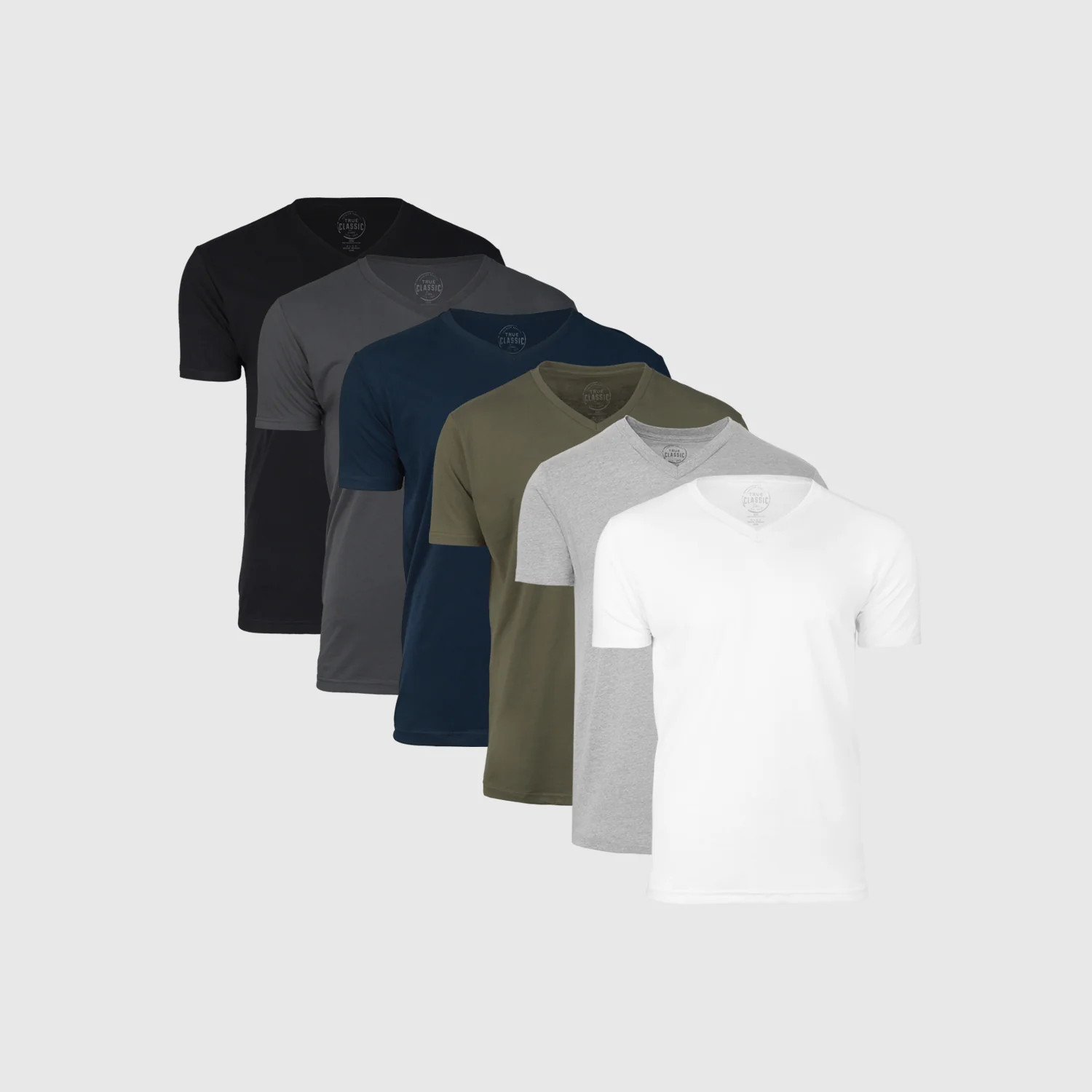 Staple Short Sleeve V-Neck 6-Pack | True Classic