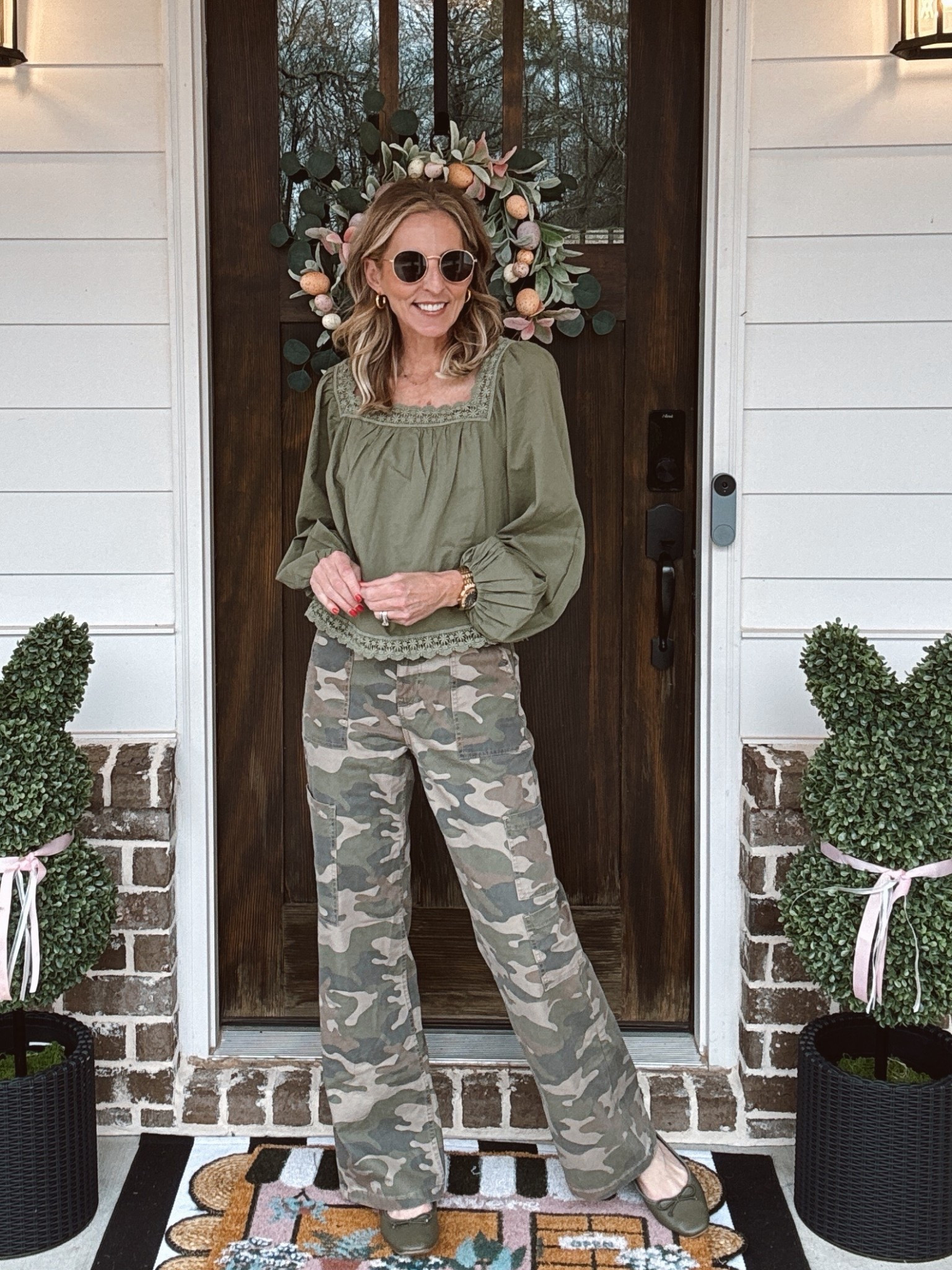 RESTOCKED - the viral camo under $20 pants have been restocked in all sizes. I am wearing a size XS and the top is Old Navy. 

Old Navy green top on sale $31. Size can 

#LTKootd #LTKmomlife #LTKgrwm