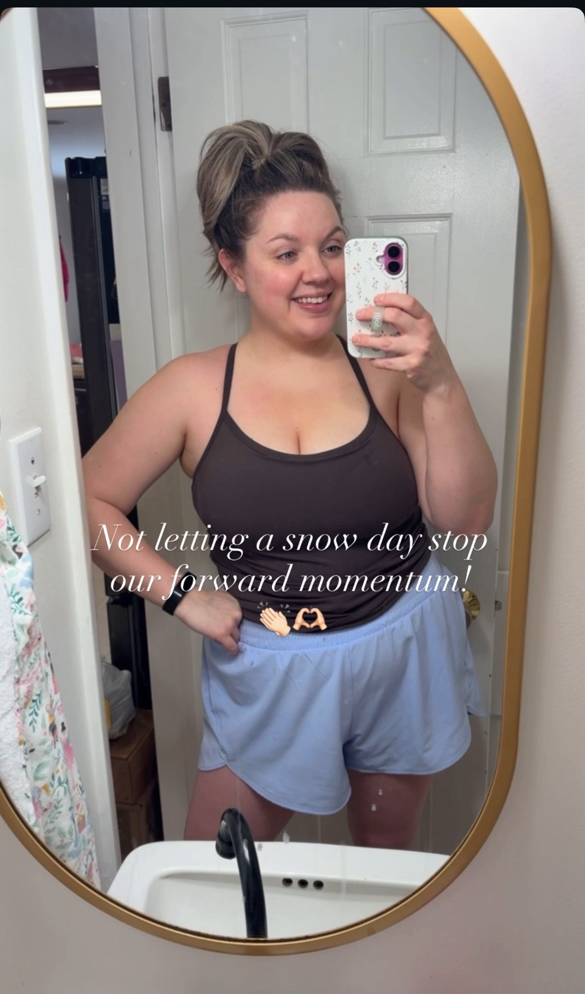 Work out OOTD - - midsize girlie 

Top- XL
Shorts- - XL



#LTKMidsize #LTKdayinmylife #LTKfitnessgoals