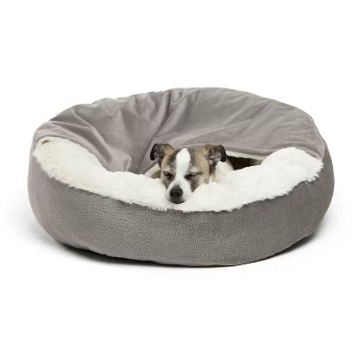 Best Friends by Sheri Cozy Cuddler Ilan Dog Bed - 24"x24" - Gray | Target