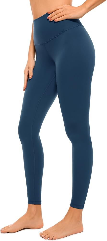 CRZ YOGA Air Feeling High Waisted Leggings for Women 25'' - Warm Thick Workout Buttery Soft Yoga ... | Amazon (US)