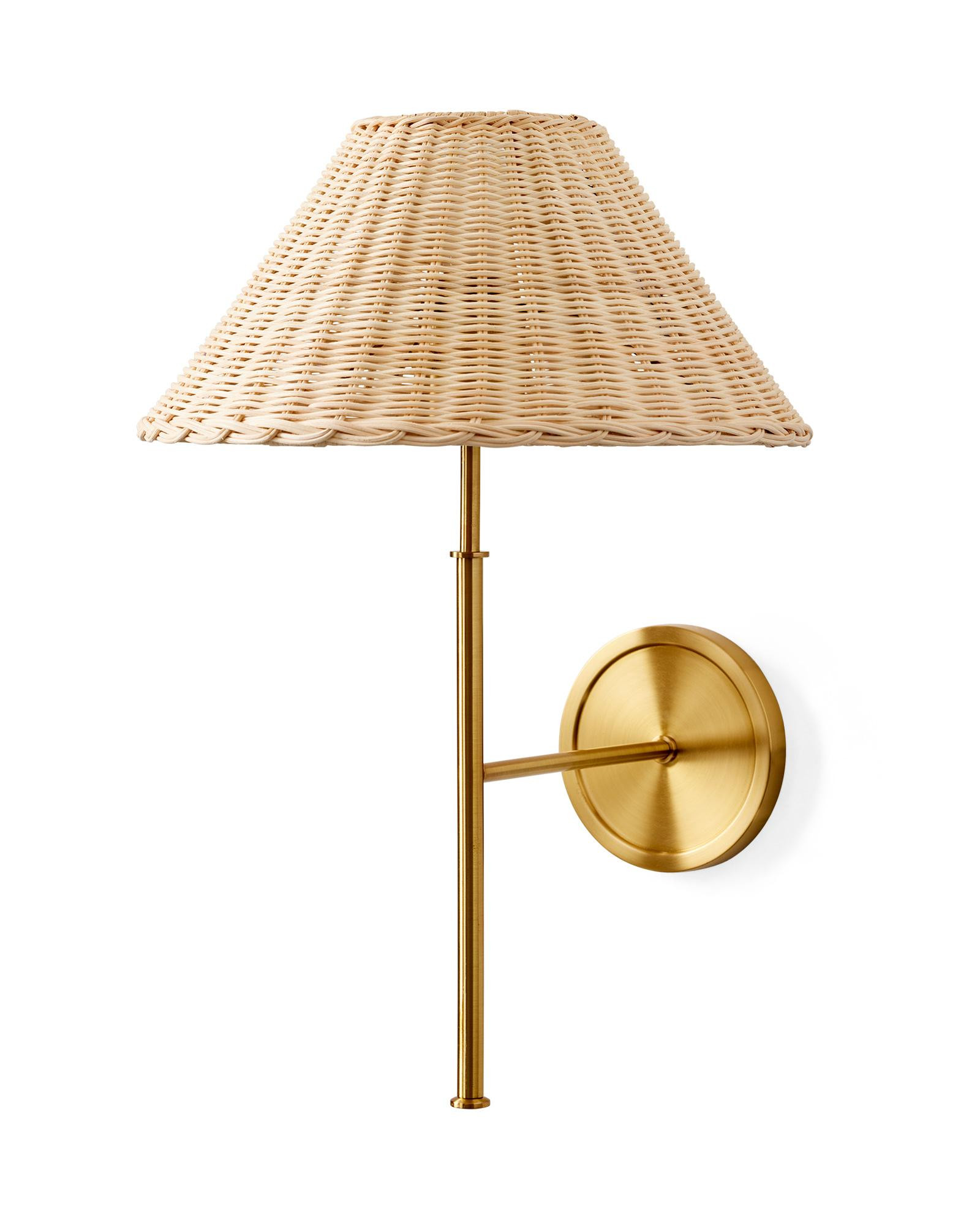 Brookings Sconce \u2013 Wicker | Serena & Lily | Serena and Lily