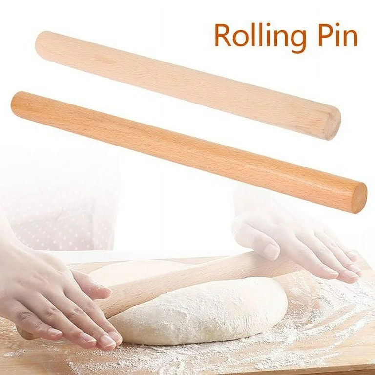 Miuline Maple Wood Rolling Pin,Wood Dough Roller Classic Wooden Rolling Pins , Solid Maple Wood, ... | Walmart (US)