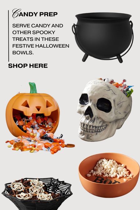 Halloween candy bowls 

#LTKSeasonal