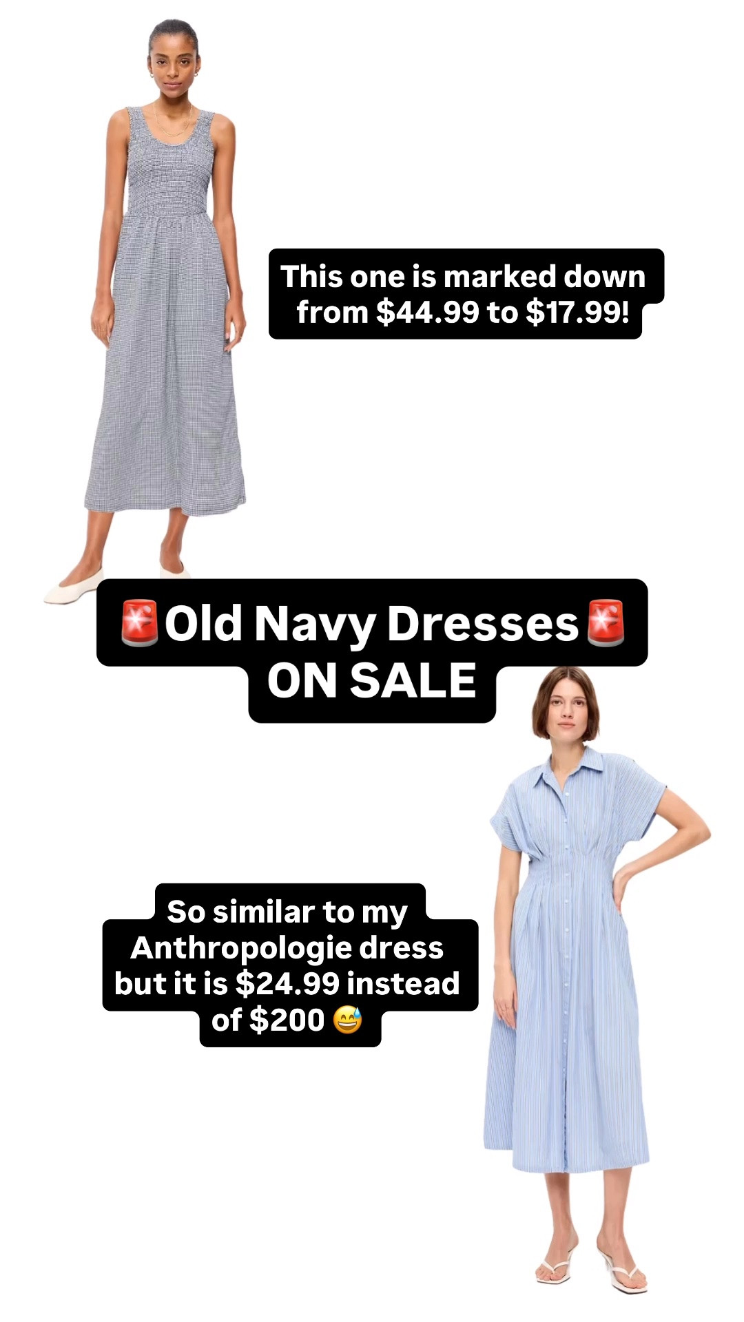 HUGE dress sale at Old Navy! Some as low as $6!

#LTKSaleAlert