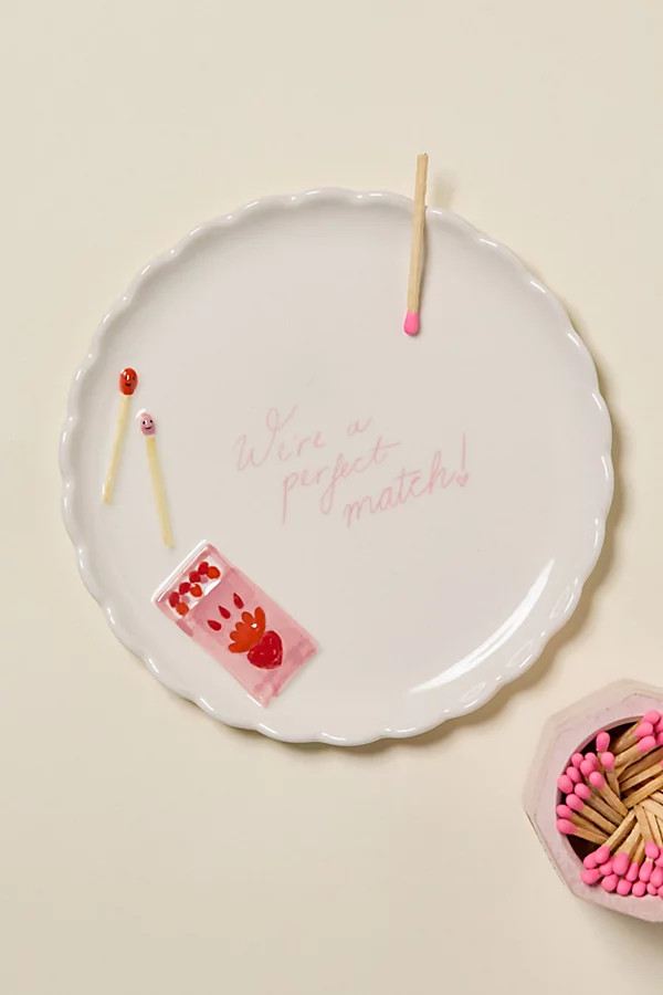 Lana Patterned Dessert Plate | Urban Outfitters (US and RoW)
