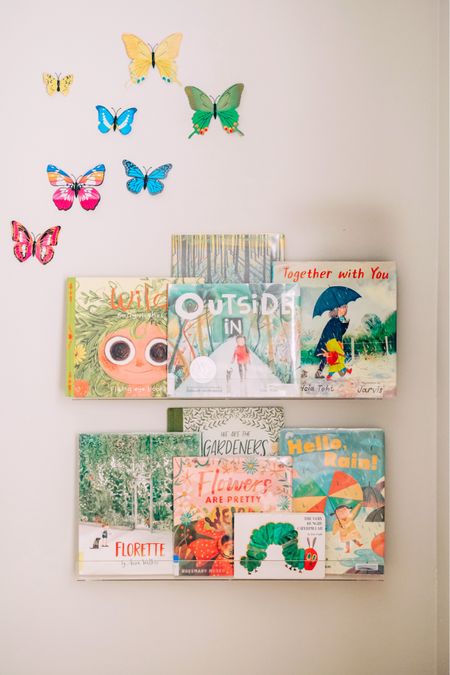 May bookshelves // spring books for kids // flowers, gardens, and rain // Shelfie 

#LTKkids #LTKSeasonal #LTKfamily