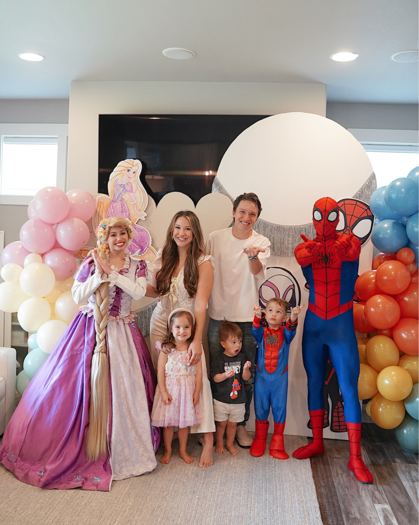 Rapunzel/Minnie Mouse/Spiderman Birthday party for the twins was a big hit! 🥳

#twins #spiderman #rapunzel #disneyprincess #minniemouse #birthdayparty #birthday #party #toddler #boy #girls #princess #spidey

#LTKKids #LTKmomlife #LTKootd