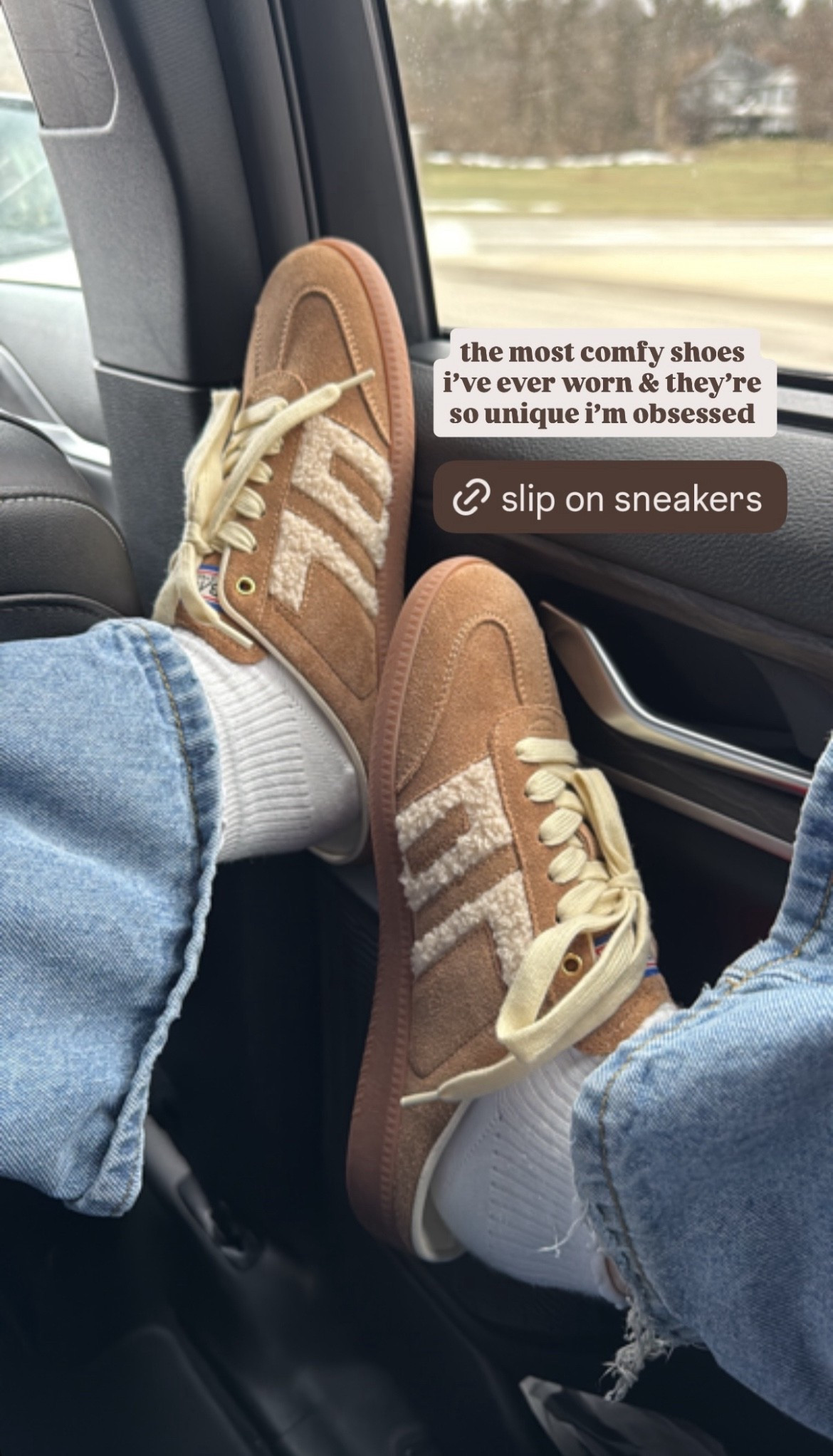The comfiest slip on sneakers ever and so unique! 

#LTKdayinmylife #LTKootd #LTKGiftGuide