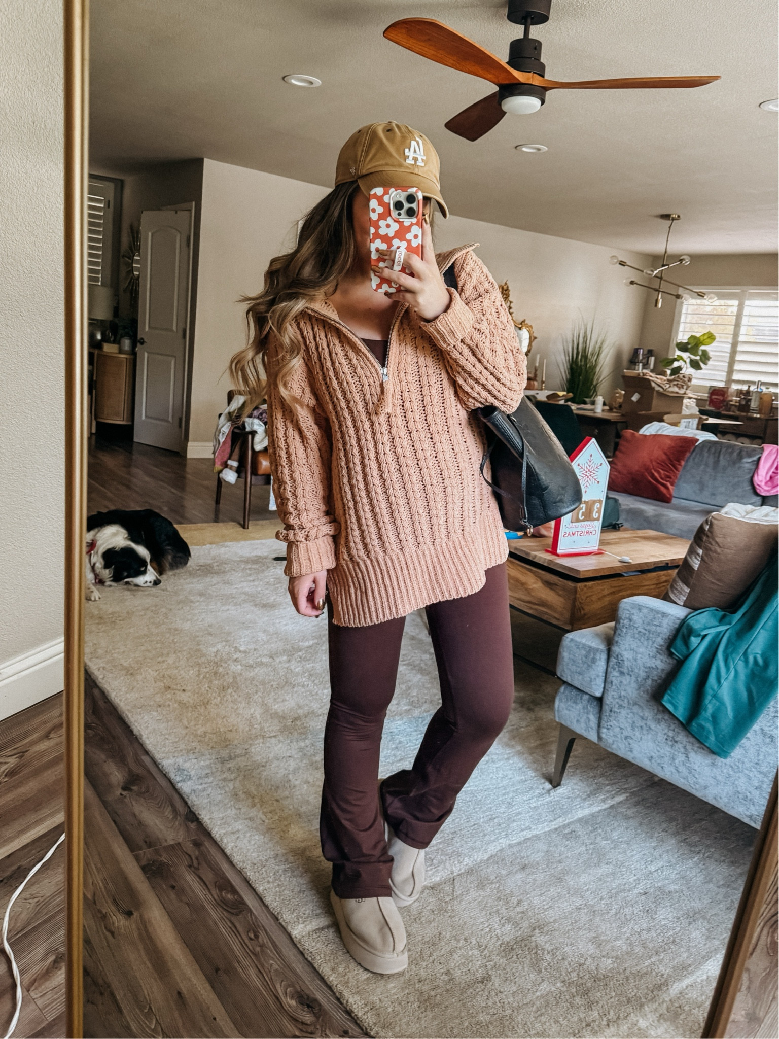 Comfy aerie half zip sweater: wearing XXS
Aerie flared onesie: sized up for baby to a small (short)

Aerie leggings
Aerie jumpsuit
Flared onesie
Oversized comfy sweater
Casual outfit
Ugg inspired platform slippers



#LTKHoliday #LTKCyberWeek #LTKGiftGuide
