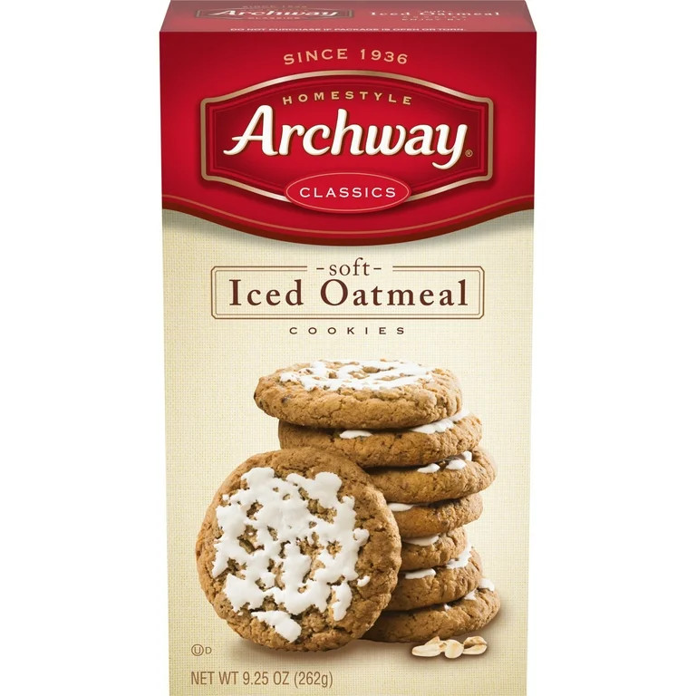 Archway Cookies, Soft Iced Oatmeal Cookies, 9.25 oz | Walmart (US)