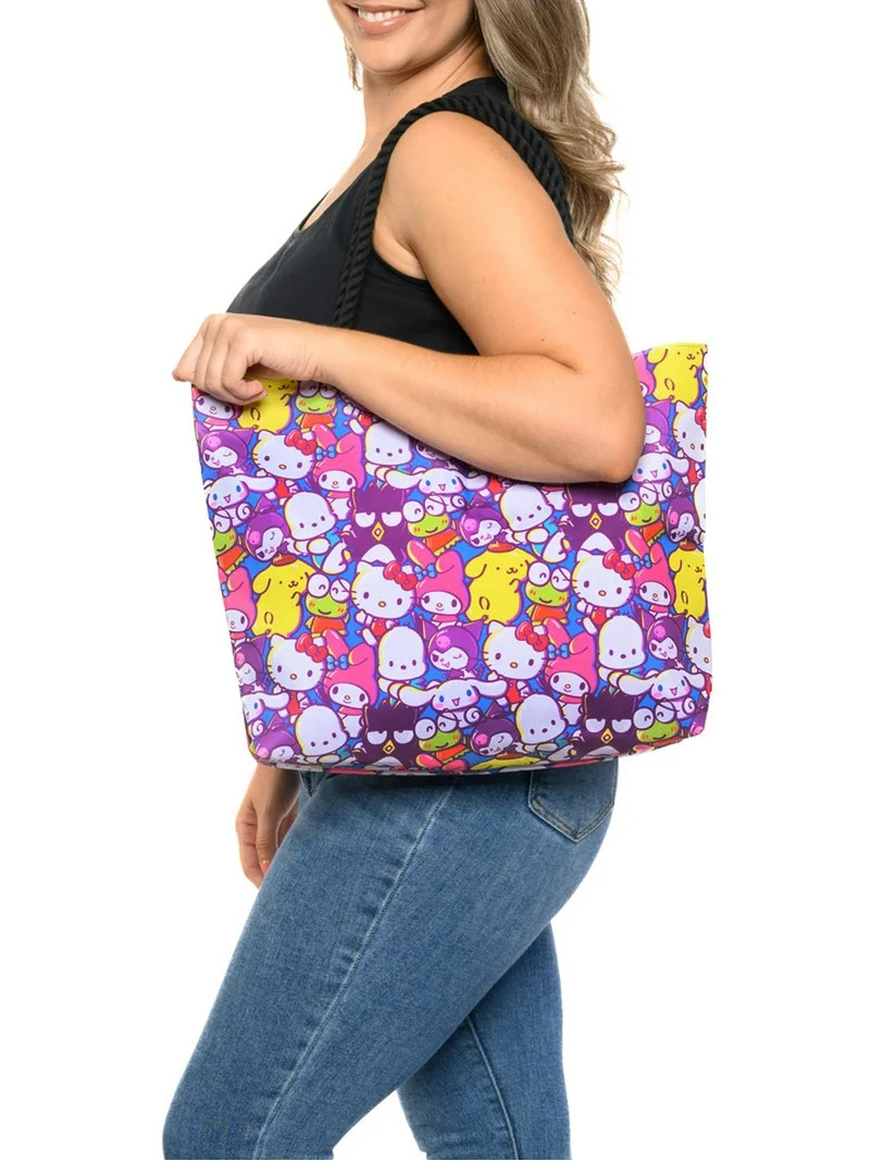 Sanrio Hello Kitty Tote Bag Beach Carry-on Rope Women's Pochaco Kuromi | Walmart (US)