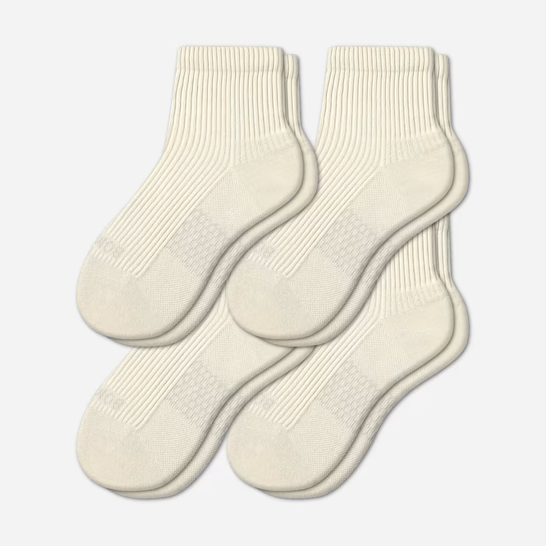 Women's Modern Rib Quarter Sock 4-Pack | Bombas