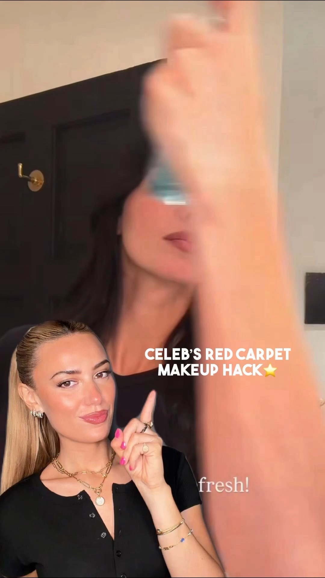 @kendalljenner Glowy Base Makeup Secret✨So obsessed with this seamless glow base by @maryphillips! Mist, contour, mist again, blend💞 No cakiness, just that lit-from-within glow! Comment SHOP and I’ll send you a link to shop the products! @anua_global AD 

 #BlueDewySpray #makeuptutorial #kendalljenner #kendallspray #makeuphacks