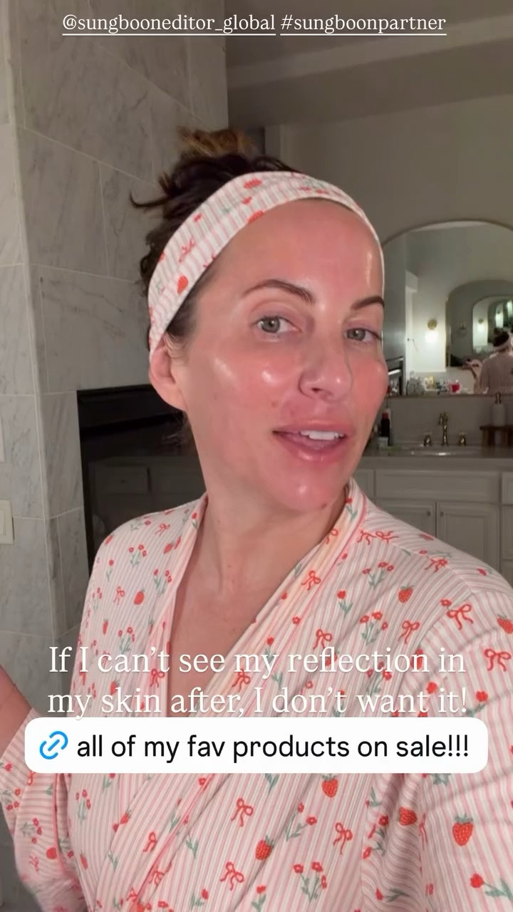 @sungbooneditor_global #sungboonpartner  If I can’t see my reflection in my skin after, I don’t want it!
